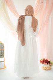 Hoda Eyelet Dress | Blanc