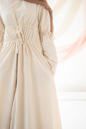 Haya Linen Dress | Biscotti