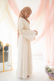 Haya Linen Dress | Biscotti