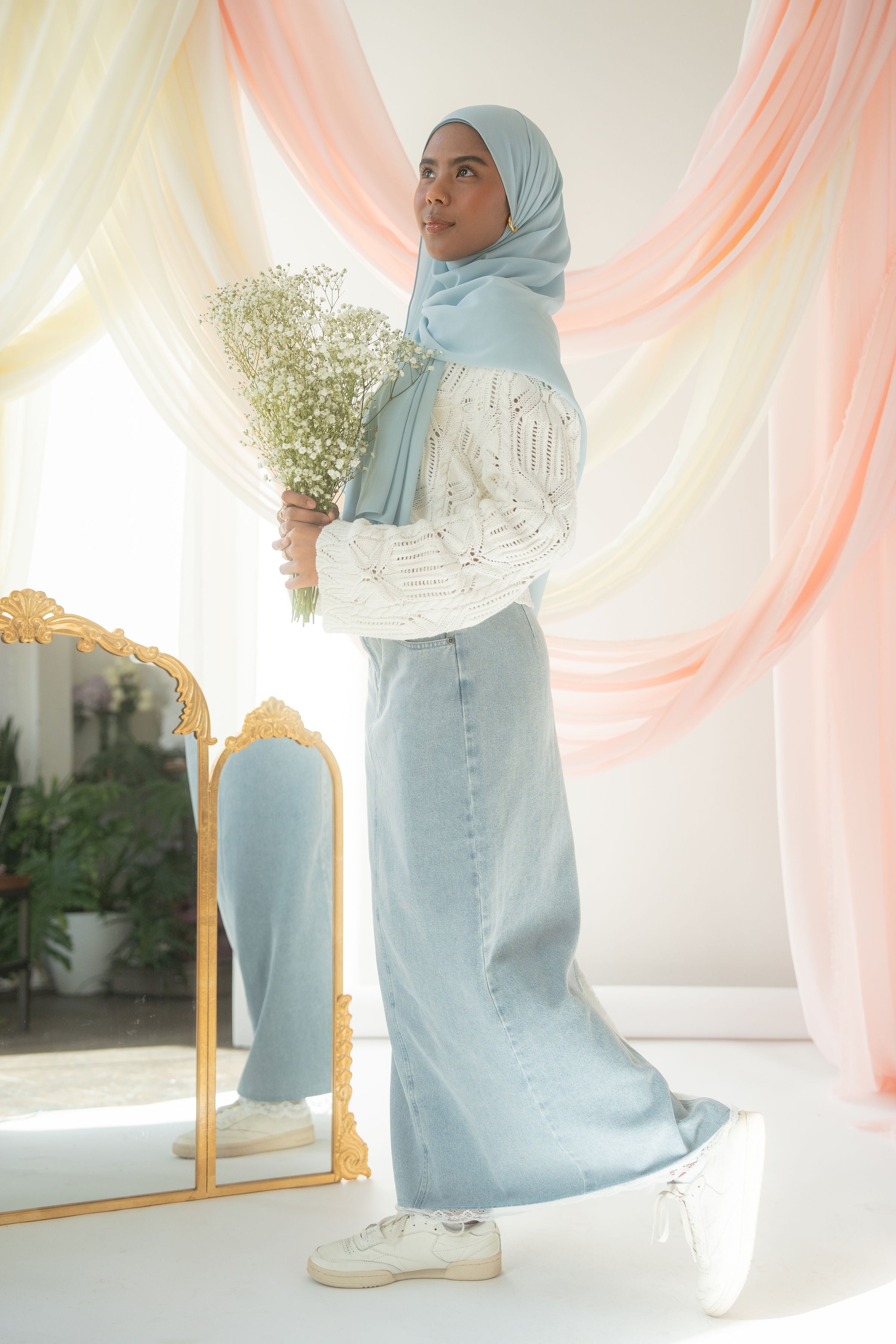 Miriam Denim Skirt