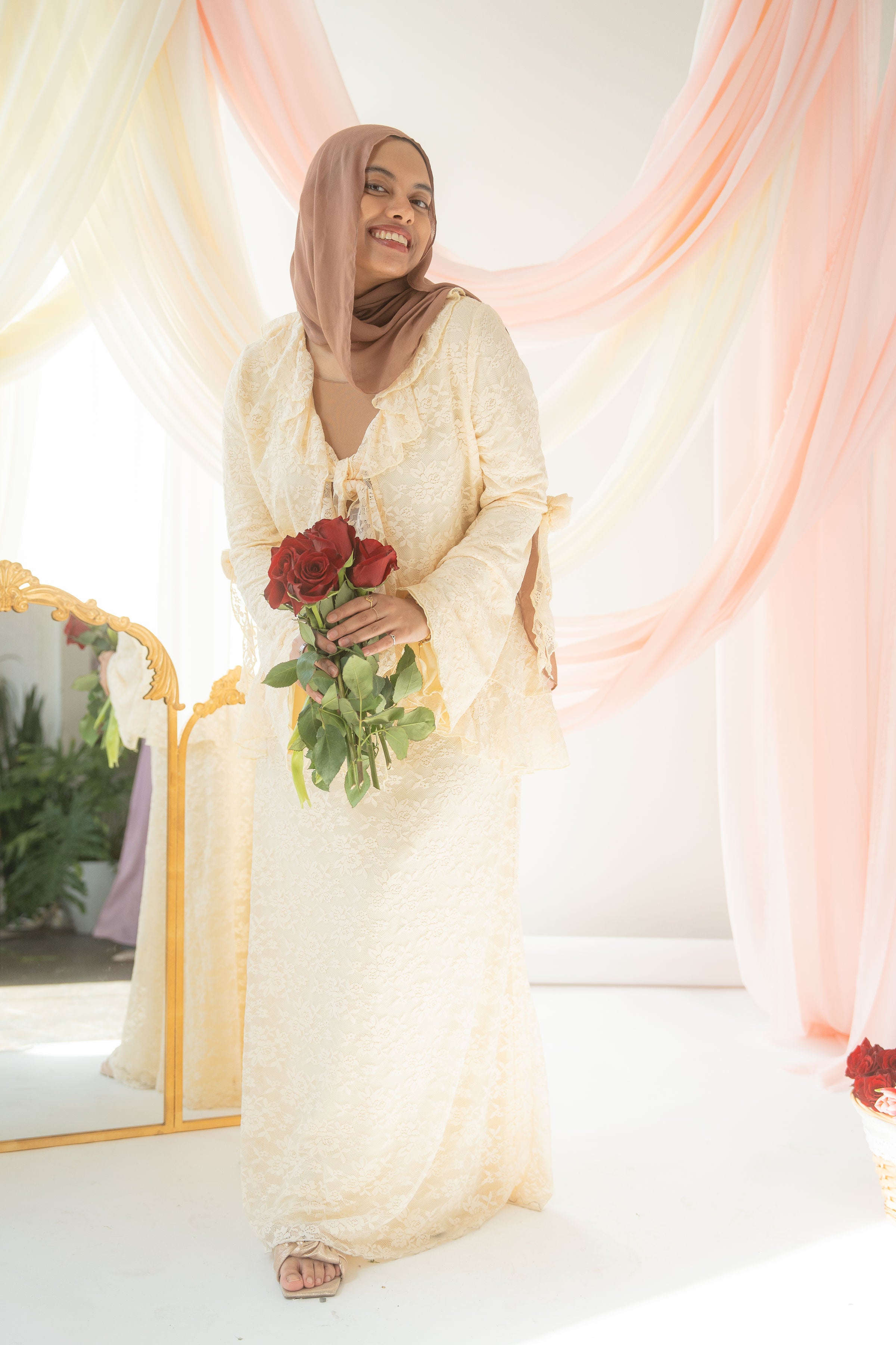 Lillia Lace Skirt | Sugar Cookie