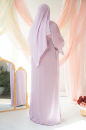 Dania Satin Abaya | Lavender