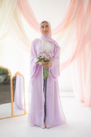 Aaliyah Reversible Abaya | Lavender