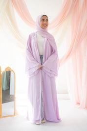 Aaliyah Reversible Abaya | Lavender