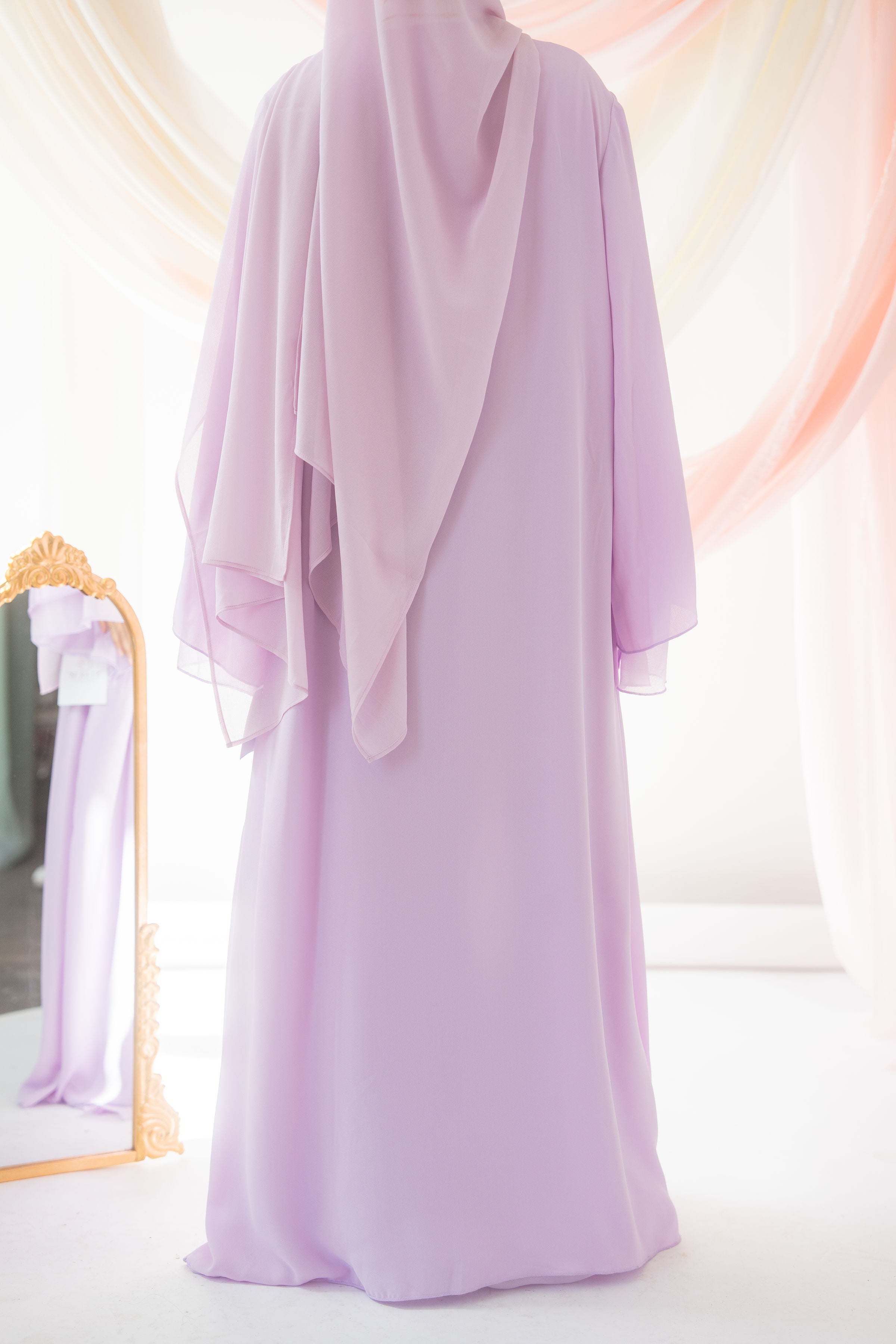 Aaliyah Reversible Abaya | Lavender