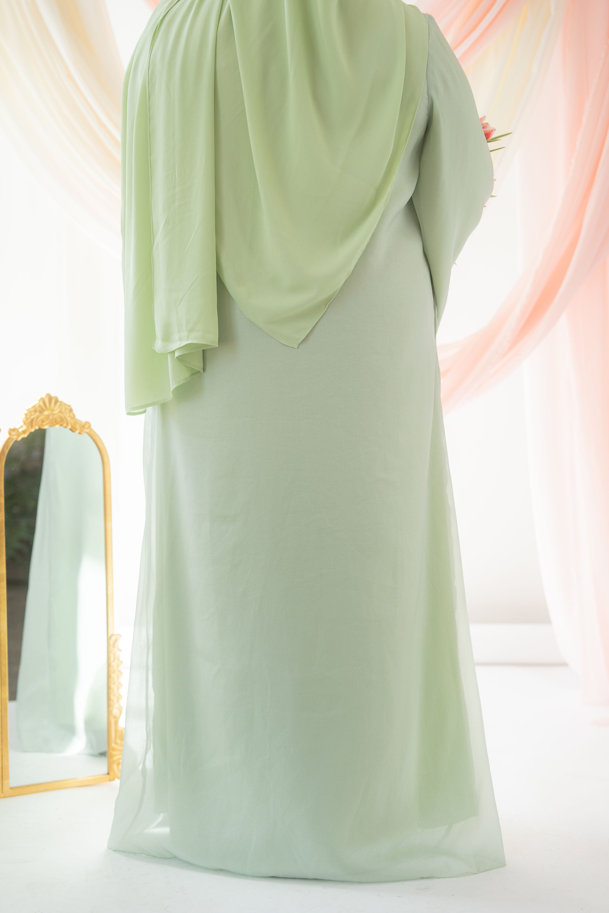 Aaliyah Reversible Abaya | Sage