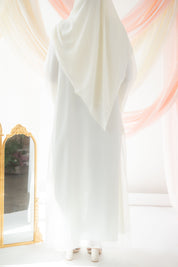 Aaliyah Reversible Abaya | Pearl