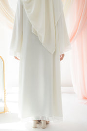 Aaliyah Reversible Abaya | Pearl
